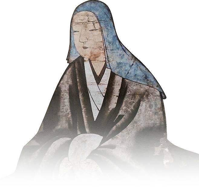 도쿠가와 이에야스의 셋째 며느리 오고.  제2대 쇼군의 정실부인, 제3대 쇼군 모친,  고미즈노오 천황의 장모, 메이쇼 천황 외조모 등  쇼군가와 천황가 양쪽을 모두 아우르며  권위와 권력의 정점에 올랐다.  [출처 : 야후재팬 화상]