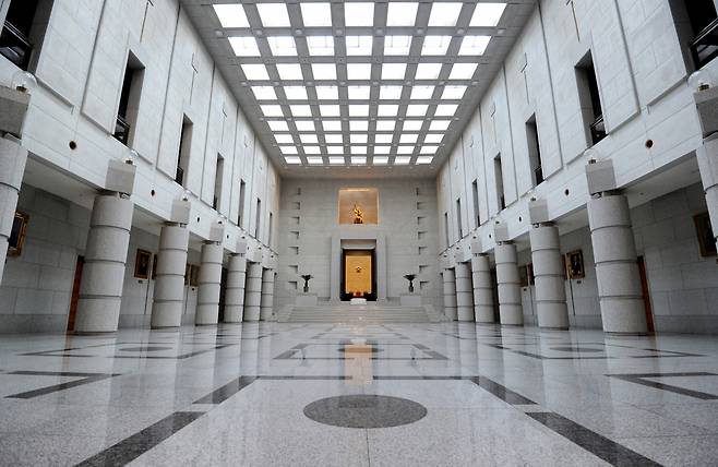 서울 서초구 대법원 대법정 앞 로비. [헤럴드경제DB]