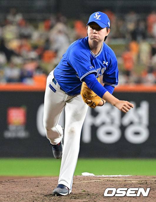 삼성 라이온즈 장찬희. /OSEN DB