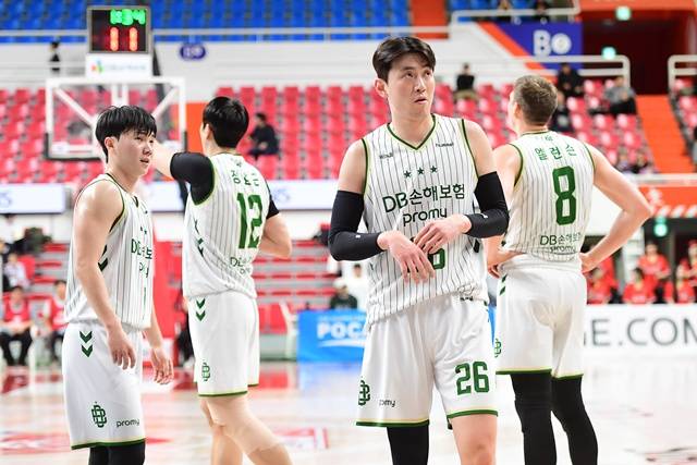 원주 DB 선수단. /사진=KBL 제공