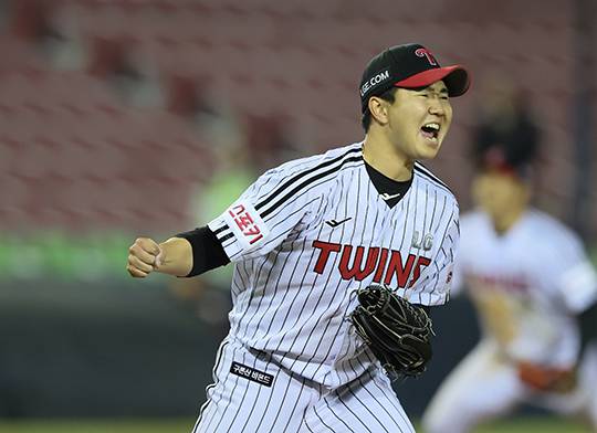 LG 마무리 유영찬(사진=LG)