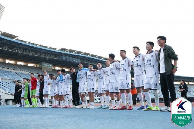 김천 상무. 사진=한국프로축구연맹