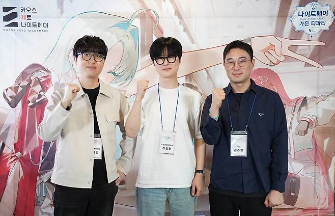 김기범, 슈퍼크리에이티브 카제나 전투 담당, 최승현 슈퍼크리에이티브 카제나 디렉터, 김주형 스마일게이트 카제나 사업실장