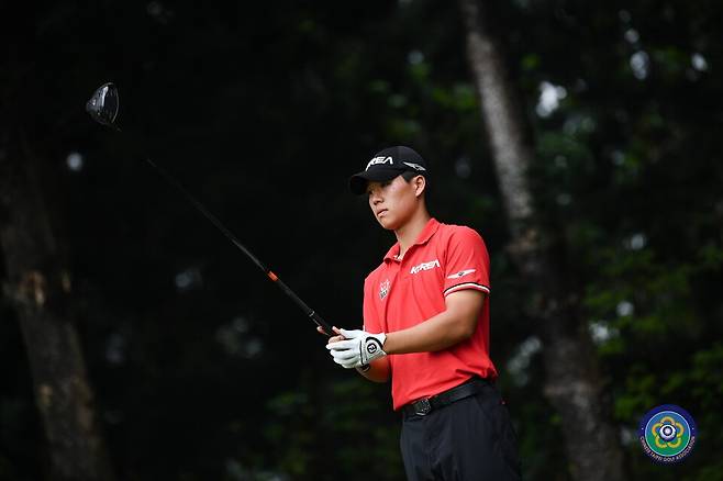 남자부에서 2관왕에 오른 기대주 안해천. 대만골프협회 제공