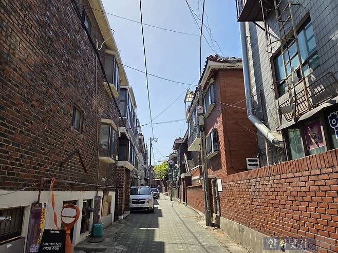 재개발을 앞둔 노량진 1구역/ 사진=이슬기 기자