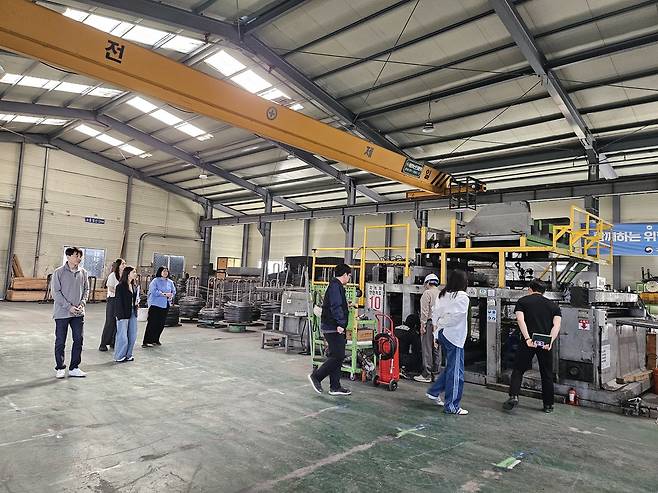 금속가공 공장 긴급 합동 안전점검 현장. /경북소방본부 제공