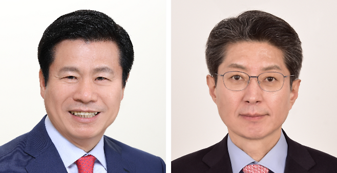 류규하(왼쪽) 중구청장, 정장수 전 대구시 경제부시장. /후보 측 제공