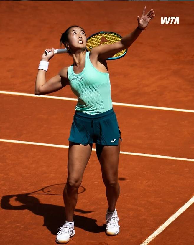 생애 처음으로 마스터스 16강에 오른 앤 리. 마드리드오픈 SNS