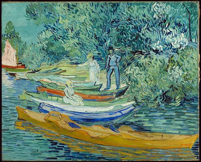 빈센트 반 고흐, 오베르의 우아즈 강가, 1890. 디트로이트 미술관, 로버트 H. 태너힐 유증, 70.159