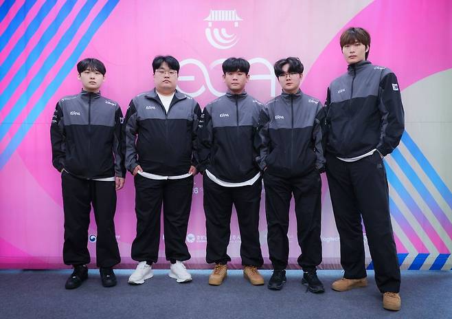 한국 배틀그라운드 모바일 선수단. 한국e스포츠협회 제공