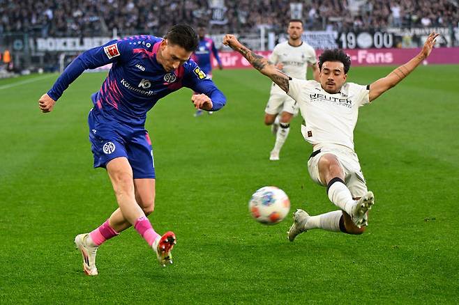 [뮌헨글라트바흐=AP/뉴시스]묀헨글라트바흐의 옌스 카스트로프. 2026.04.19.