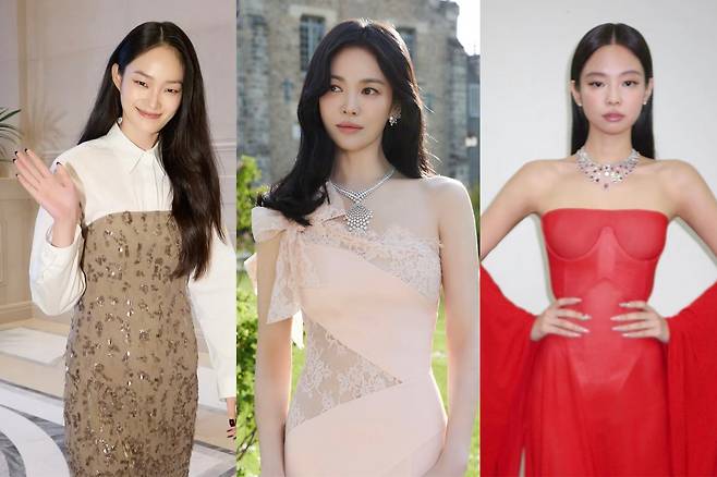 신현지, 송혜교, 제니. 신현지, 송혜교, 제니 인스타그램 캡처