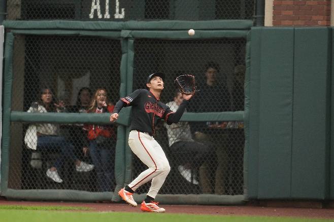 ▲ 샌프란시스코 자이언츠 한국인 외야수 이정후 ⓒ연합뉴스/AP