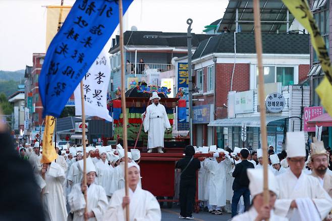 영월 단종문화제가 체험형 역사축제로 새 지평 열었다는 평가를 받고 있다.단종국장(사진=영월군제공)