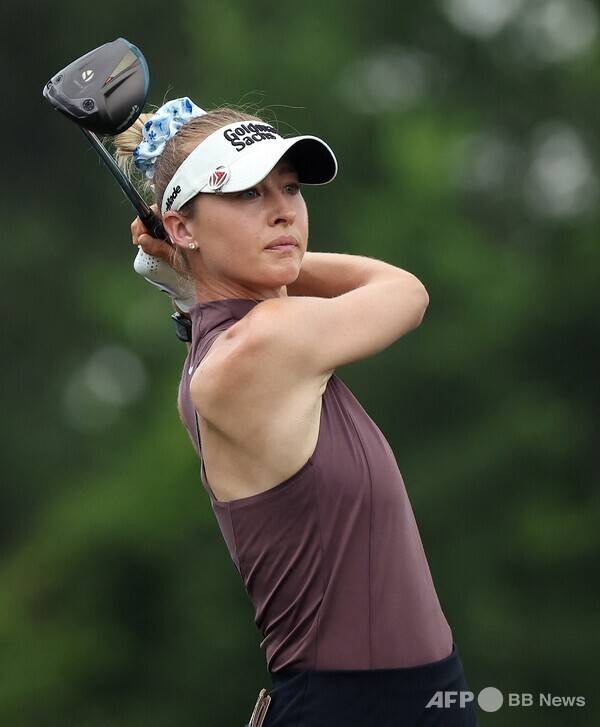 윤이나, 김효주, 양희영, 황유민, 임진희, 이소미, 최혜진, 유해란, 양윤서 등과 함께 2026년 미국여자프로골프(LPGA) 투어 메이저 골프대회 셰브론 챔피언십에 출전한 넬리 코다(미국)가 우승을 차지했다. 사진제공=ⓒAFPBBNews = News1 (사진을 무단으로 사용하지 마십시오.)