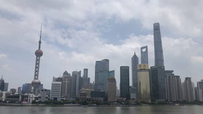 중국 상하이 전경 [자료사진]