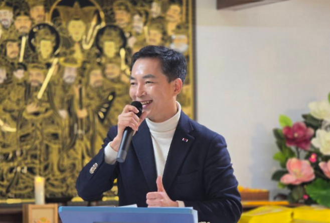 박민식 전 장관이 행사에서 발언하고 있다. (본인 페이스북)