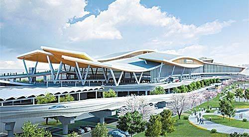 인천 연수구에 통합 개장한 인천항 신국제여객터미널 조감도. [사진 인천항만공사]