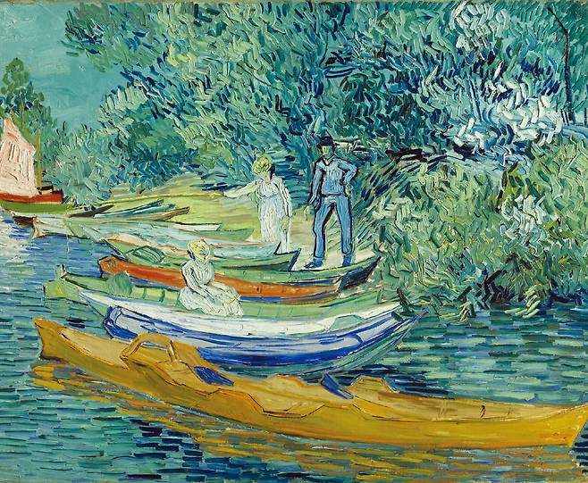 빈센트 반 고흐, 오베르의 우아즈 강가, 1890. 디트로이트 미술관, 로버트 H. 태너힐 유증, 70.159