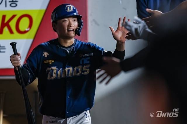 안중열은 26일 한화전에서 결승포를 치며 NC 승리에 앞장섰다. 사진=NC 제공