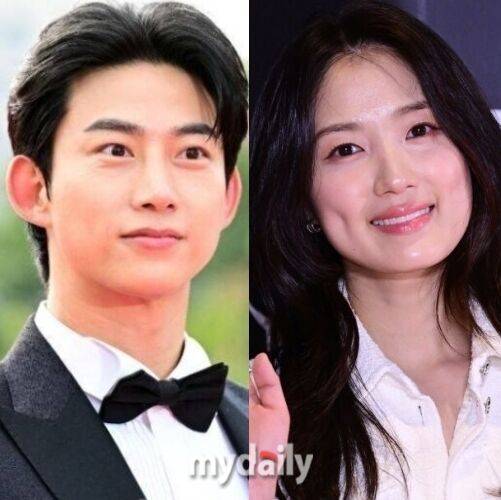 그룹 2PM 멤버 겸 배우 옥택연(왼쪽), 배우 김혜윤 / 마이데일리
