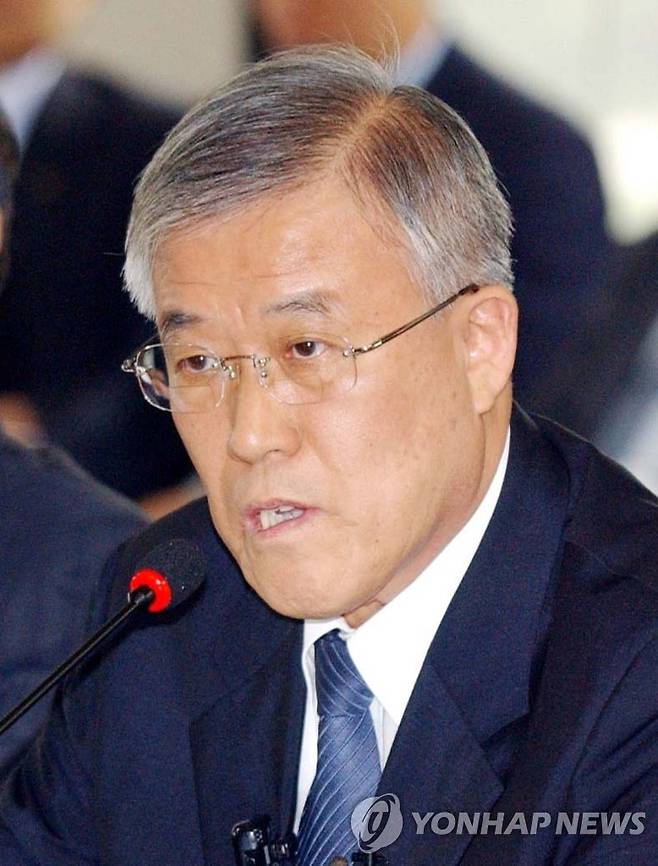 2004년 당시 장인순 한국원자력연구소장 [연합뉴스 사진]