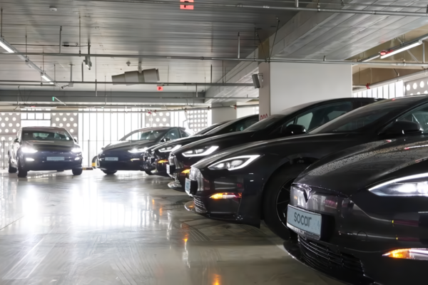 쏘카가 도입한 FSD 탑재 테슬라. 쏘카 제공