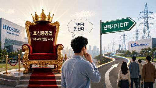 ChatGPT로 생성한 전력기기 투자를 고심하는 투자자 이미지
