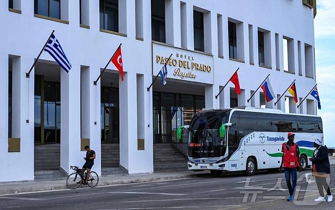 2026년 3월 12일 쿠바 아바나의 로열턴 파세오 델 프라도 호텔 전경. 이 호텔은 쿠바 관광산업의 대표적 시설 이다. ⓒ AFP=뉴스1