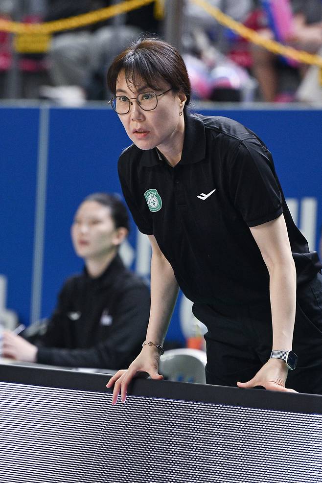 여자농구 하나은행 정선민 코치.(WKBL 제공)