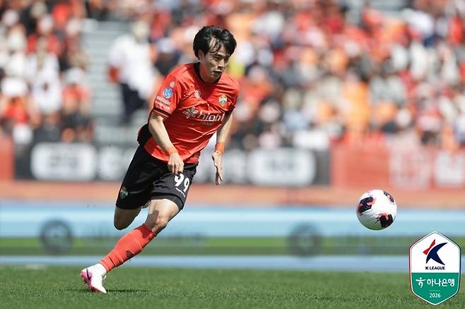 강원 사이드백 강준혁. 제공 | 한국프로축구연맹