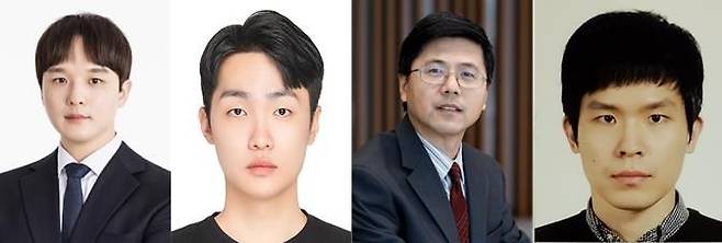 고려대 기계공학부 서병석 교수(제1저자), 노도원 석·박사통합과정(제1저자), 노스웨스턴대 기계공학과 신치 첸(Xinqi Chen) 교수, 고려대 기계공학부 최원준 교수(왼쪽부터). 고려대 제공