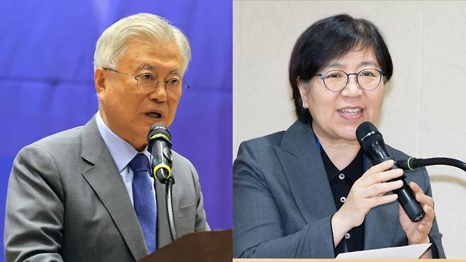 ▲문재인 전 대통령(왼쪽)과 정은경 보건복지부 장관(오른쪽) [연합뉴스]