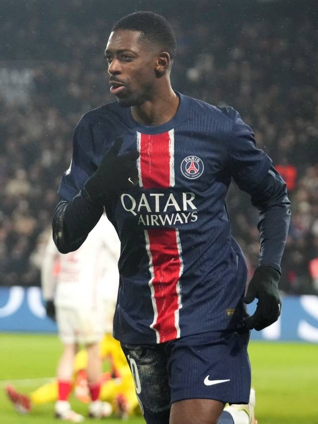 PSG 공격의 핵심 우스만 뎀벨레. 사진=AP=연합뉴스 제공