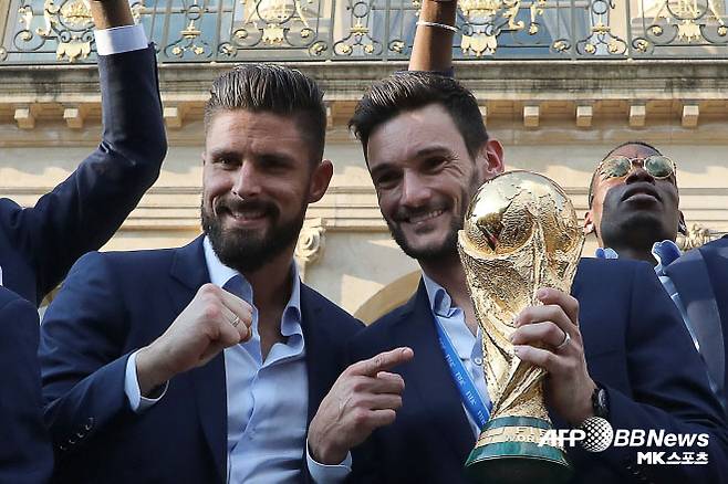 프랑스 전설 올리비에 지루(사진 왼쪽), 위고 요리스(사진=AFPBBNews=News1)