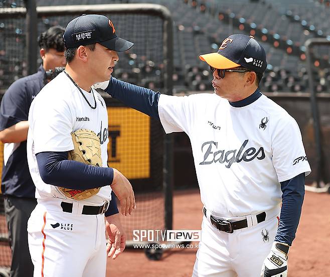 ▲ 강재민 양상문 코치 ⓒ곽혜미 기자