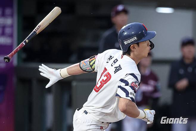 ▲ 전민재 ⓒ롯데 자이언츠