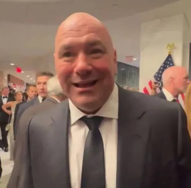 데이나 화이트 회장이 총격 사건을 겪은 소감을 털어놓고 있다. /사진=더선 갈무리