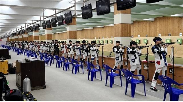 소총 경기에 나선 선수들 [대한사격연맹 제공. 재판매 및 DB 금지]