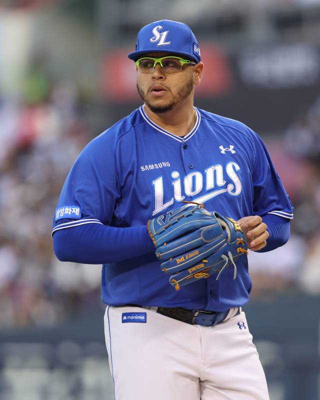 삼성 라이온즈의 아리엘 후라도. 삼성 제공