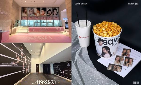 롯데시네마와 엔믹스의 협업(제공=롯데시네마)