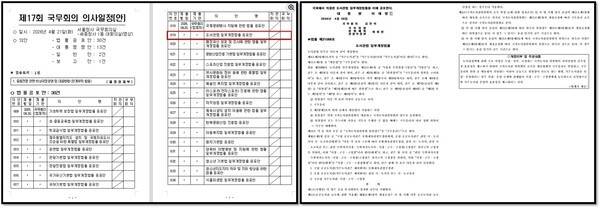 제16회 국무회의 일정표 상 '도서관법 일부개정 공포안'과 관보(2026.4.28.)에 게재된 법률 개정안 내용을 갈무리한 것임