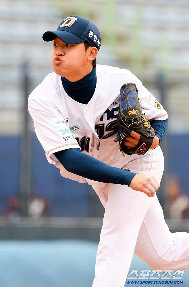 15일 마산야구장에서 열린 NC 다이노스와 키움 히어로즈의 시범경기. NC 원종해가 역투하고 있다. 창원=박재만 기자 pjm@sportschosun.com/2026.03.15/