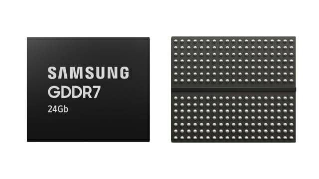 삼성전자 24Gb GDDR7 D램 제품 이미지