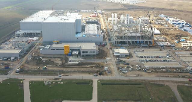 에코프로 헝가리 데브레첸 공장 공사 현장