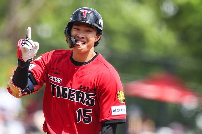 최근 타석에서 존재감을 보여주고 있는 박재현. KIA 제공