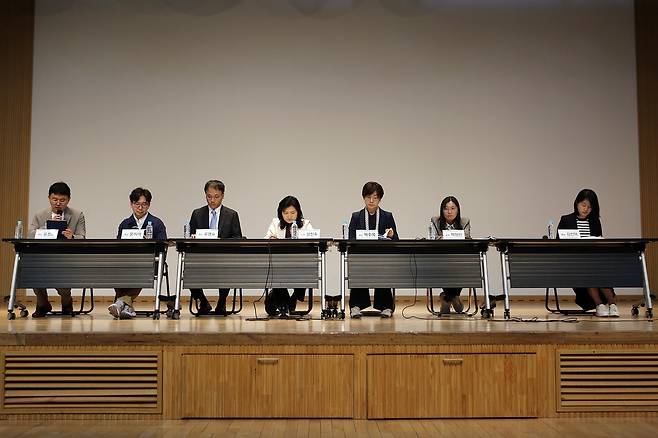 29일 열린 ‘AI 시대의 출판 생태계, 기회와 위기 사이에서 길을 찾다’ 포럼 현장. 한국출판인회의 제공