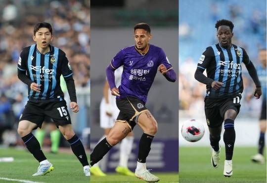 왼쪽부터 서재민, 엘쿠라노, 제르소. / 사진=연합뉴스