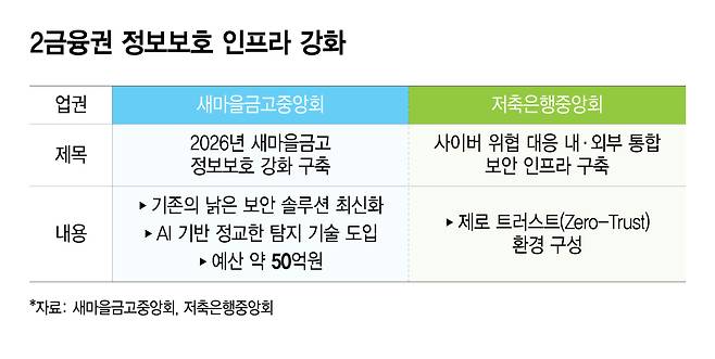 2금융권 정보보호 인프라 강화/그래픽=윤선정