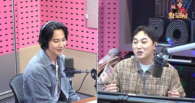 SBS 파워 FM 황제성의 황제파워 보이는 라디오 방송 화면 캡처
